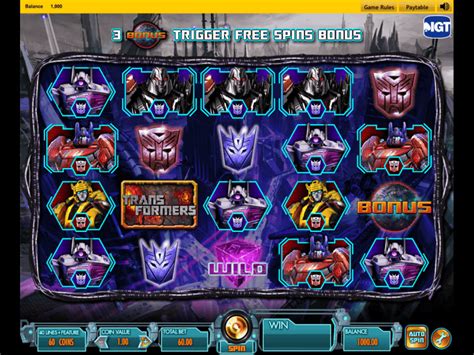 transformers slots real money|Transformers – Battle for Cybertron > Play for Free.